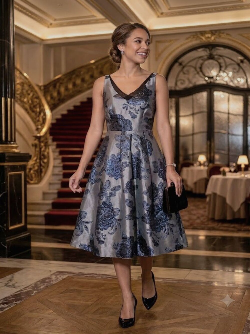 WHBM Fit & Flare Cocktail Prom Special Dress White House Black Market